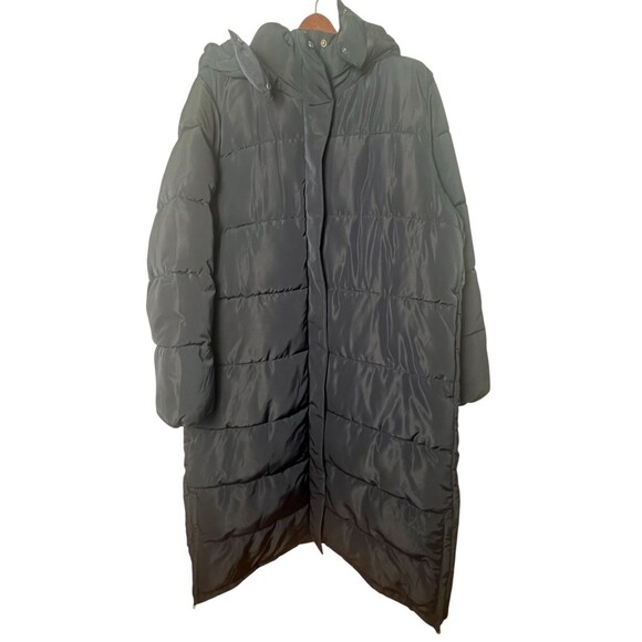 Amazon Essentials Women's Oversized Long Puffer Jacket, Navy, NWT XXL - Picture 10 of 16